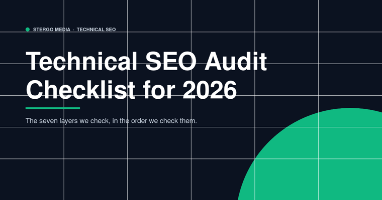 Technical SEO Audit Checklist for 2026